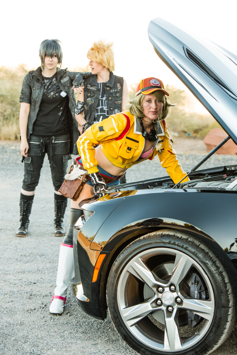 Illustration for article titled Final Fantasy Cosplay Hits The Road
